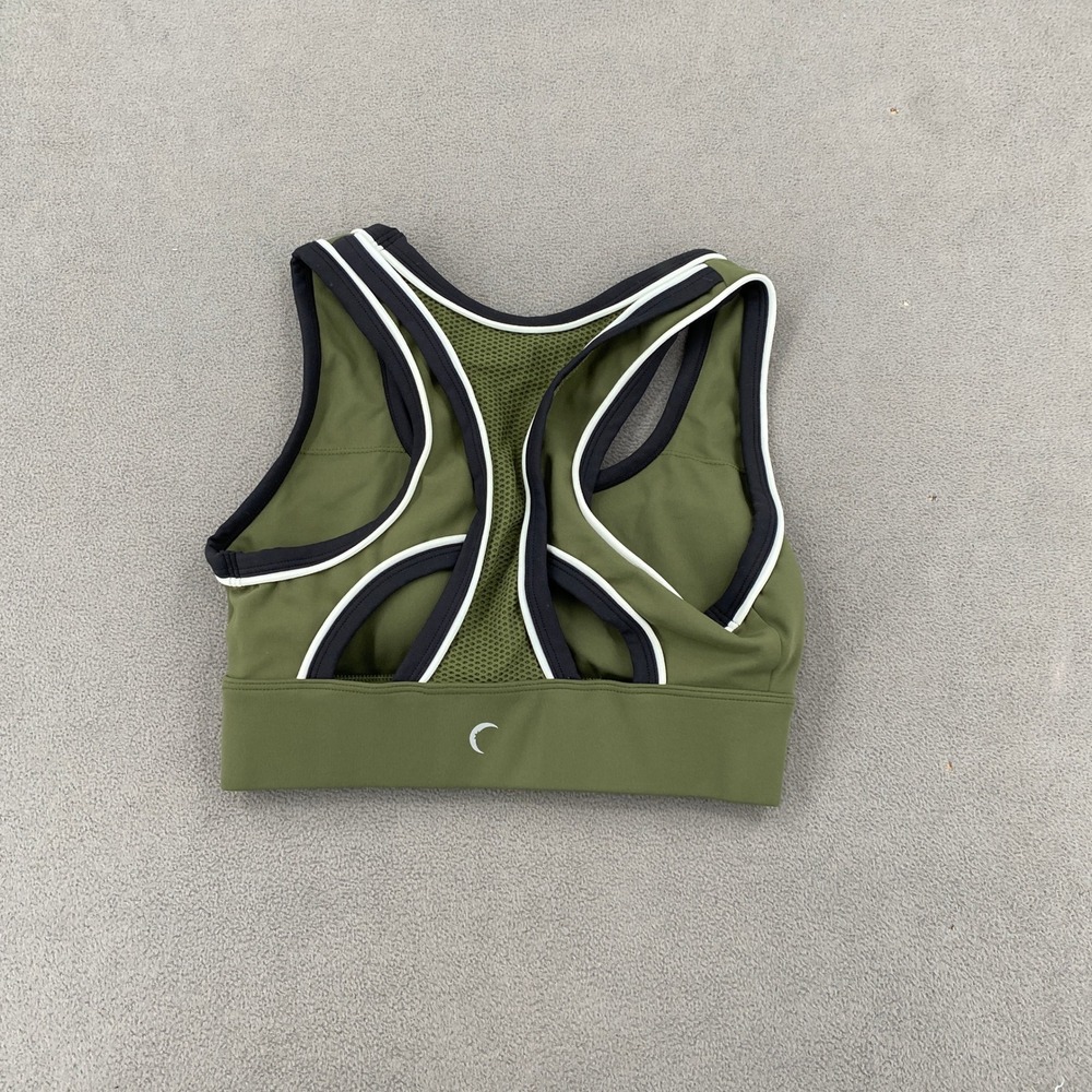 Zyia Active Olive Green Multi Strap Mesh Racerback Sports Bra 7108 XS - Picture 3 of 6